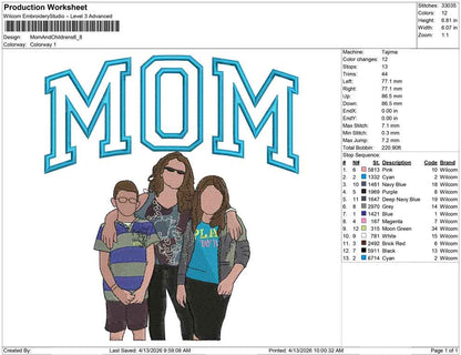 Mom And Childrens