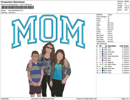 Mom And Childrens