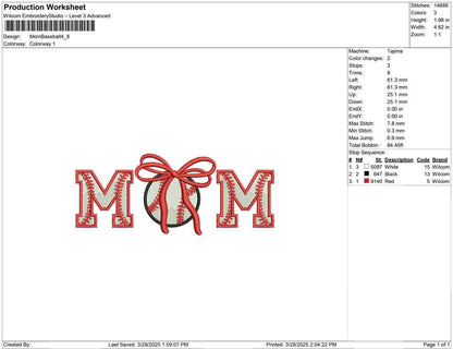 Mom Baseball