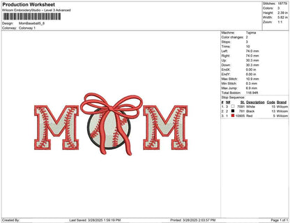 Mom Baseball
