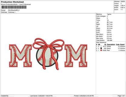 Mom Baseball