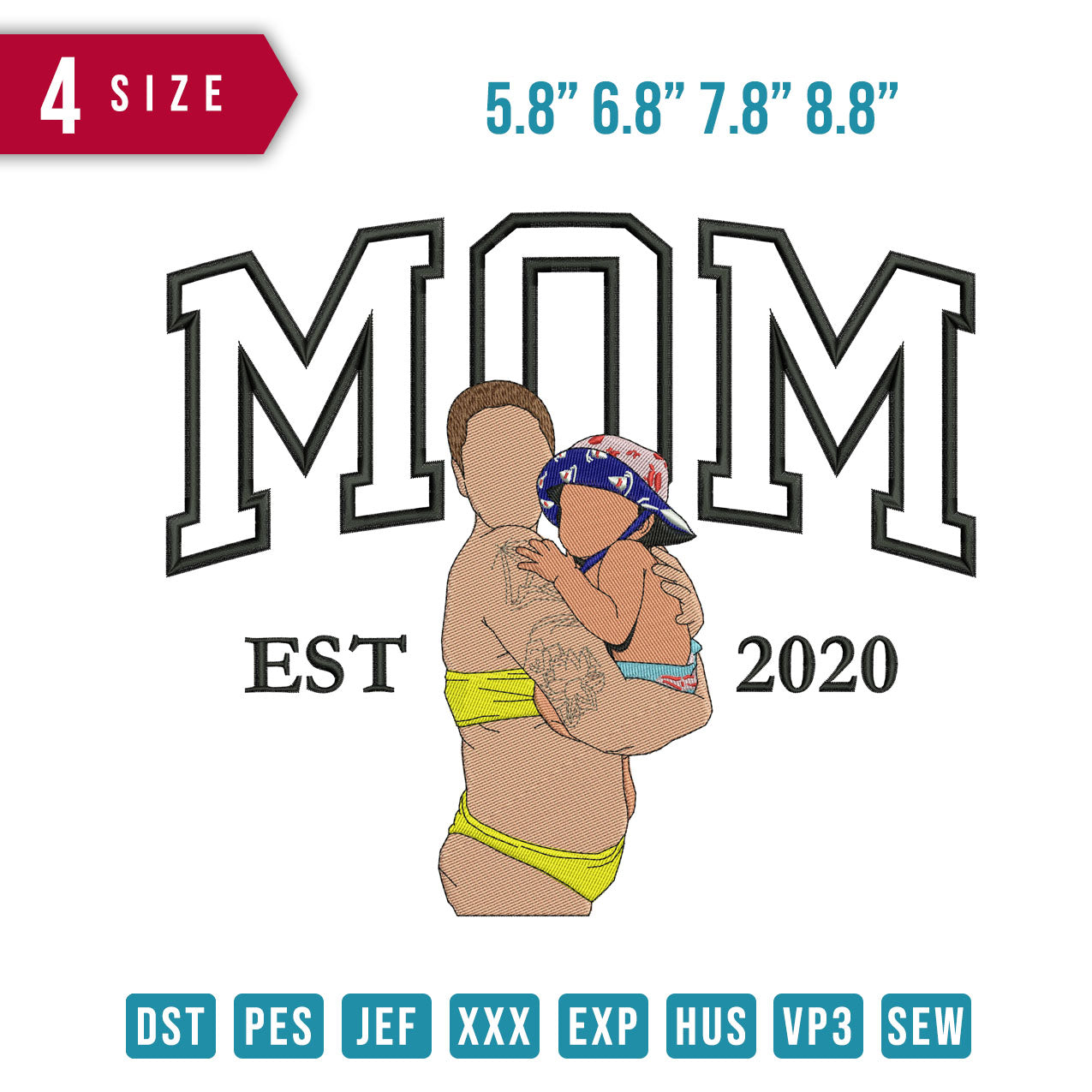 Mom Bikini Huge Baby