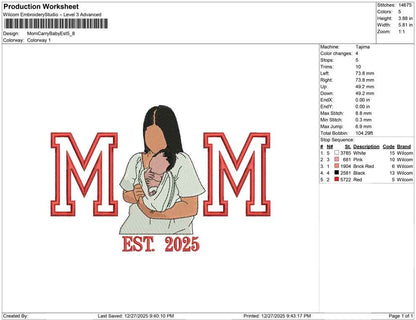Mom Carry baby est
