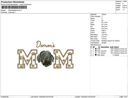 Mom Dog Damon