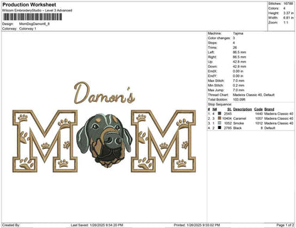 Mom Dog Damon