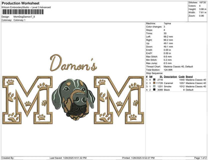 Mom Dog Damon