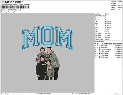 Mom Family Pose