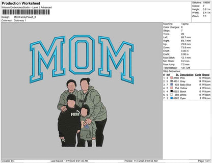 Mom Family Pose