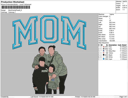 Mom Family Pose