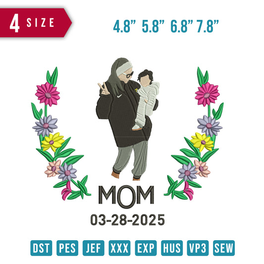 Mom Flower Baby