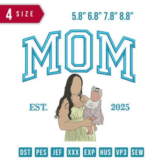 Mom huge baby daughter