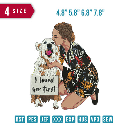 Mom Kissing Dog