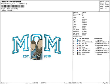 MOM Mother Son