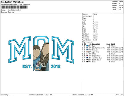 MOM Mother Son