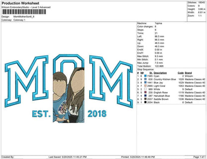 MOM Mother Son