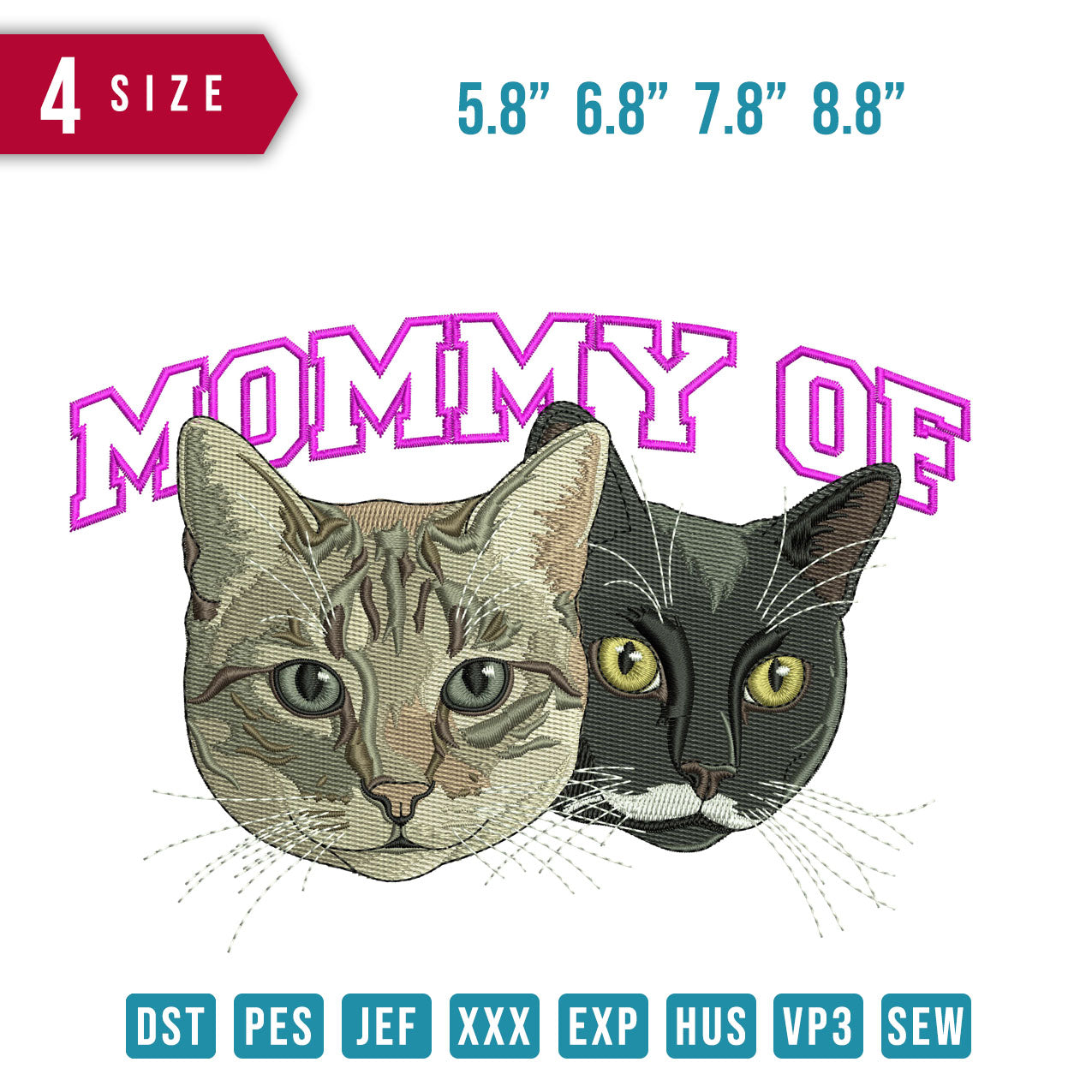 Mommy Of 2 cats