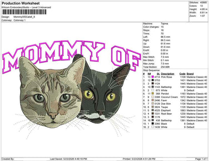 Mommy Of 2 cats
