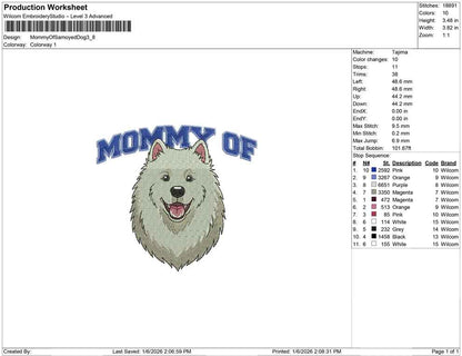 Mommy Of Samoyed Dog