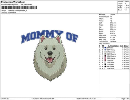 Mommy Of Samoyed Dog