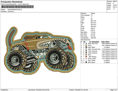 Monster Mutt Car Toy
