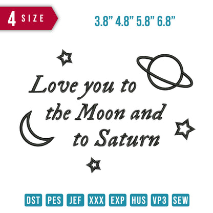 Moon And To Saturn