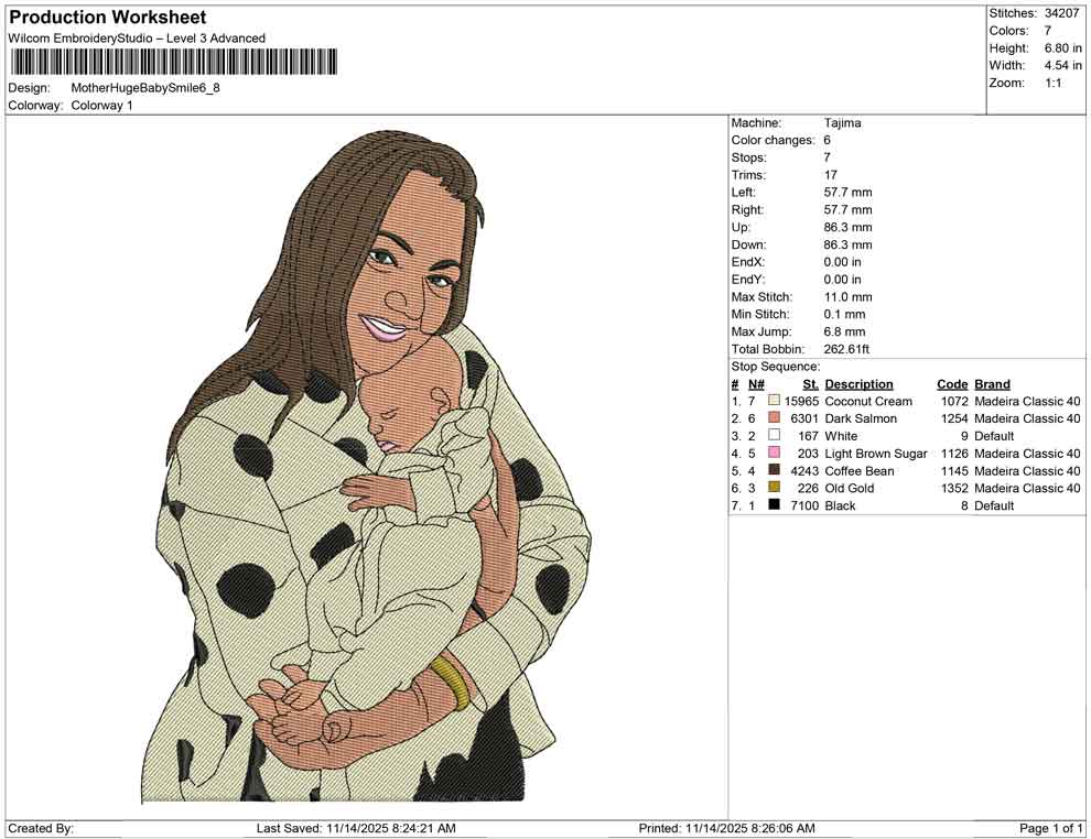 Mother Huge Baby Smile