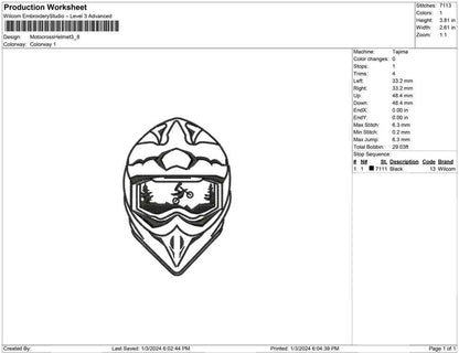 Motocross Helmet