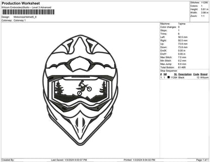 Motocross Helmet