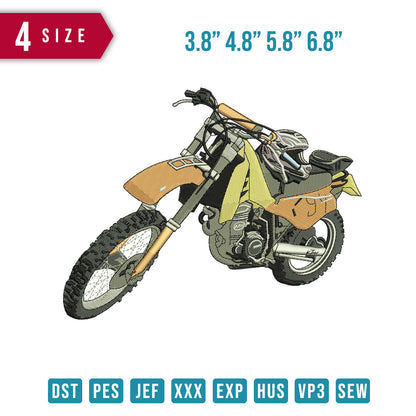 Motocross orange