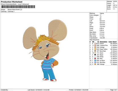 Mouse Stand Smile