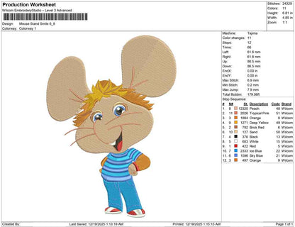 Mouse Stand Smile