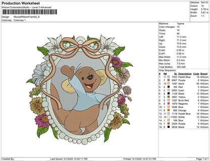 Mouse Ribbon Frame