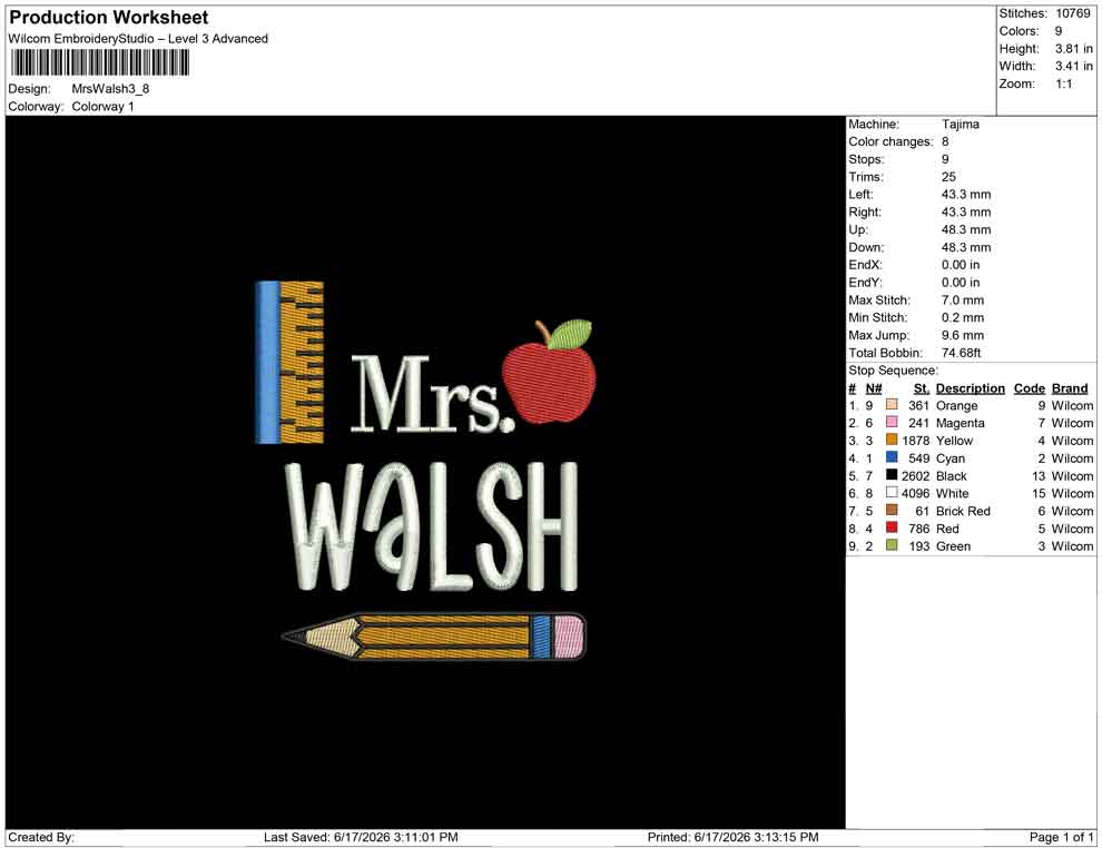 Mrs Walsh