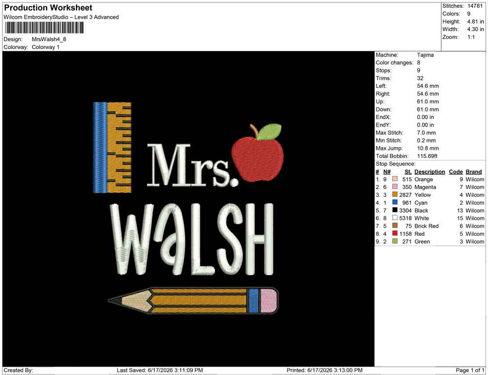 Mrs Walsh
