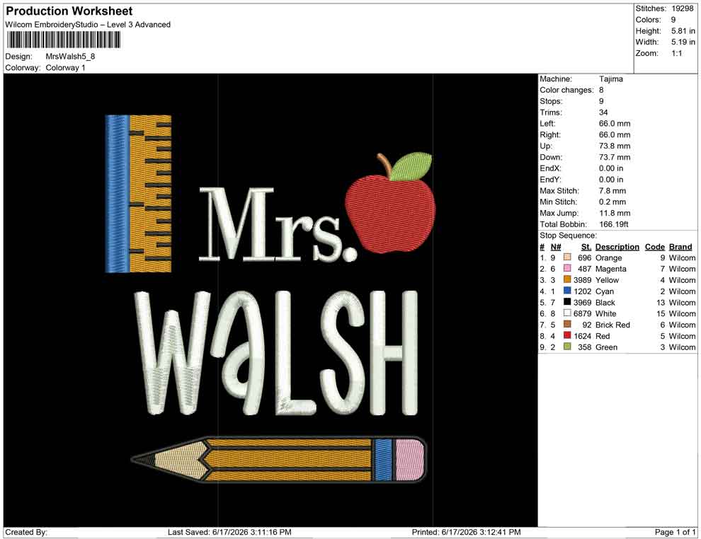 Mrs Walsh