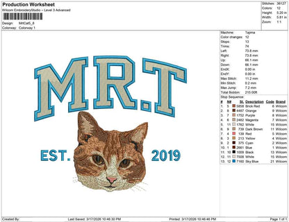 Mr T cat