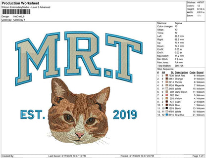 Mr T cat