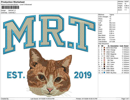 Mr T cat