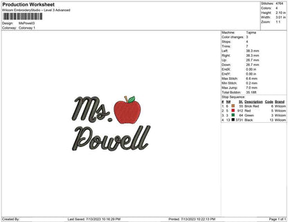 Ms Powell
