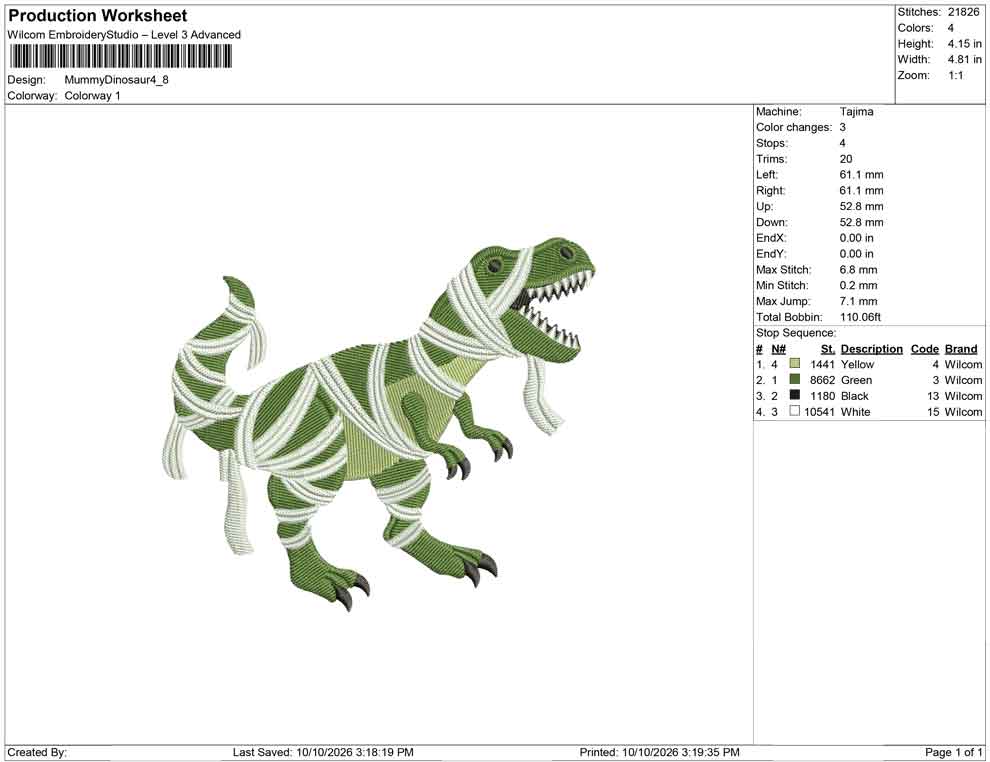 Mummy Dinosaur