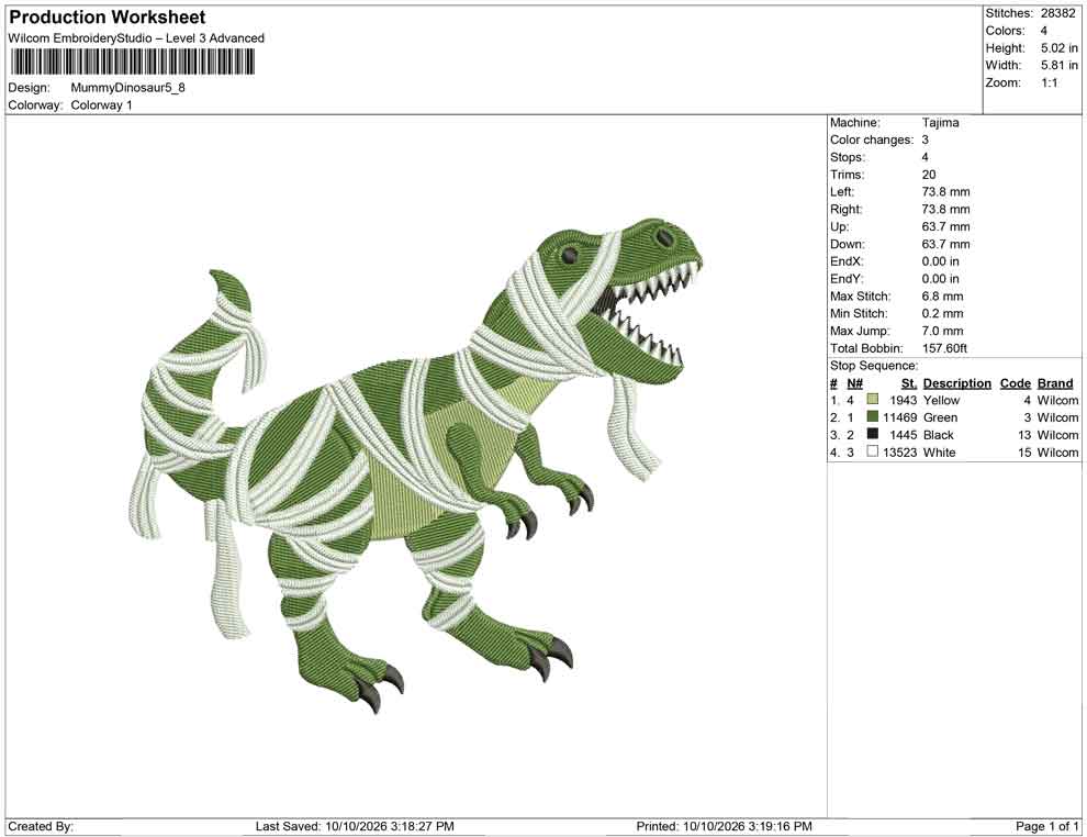 Mummy Dinosaur