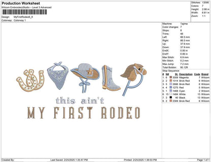 My First Rodeo