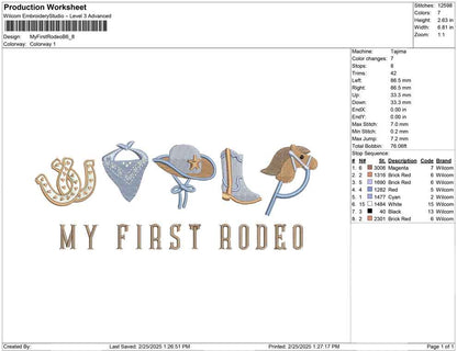 My First Rodeo B