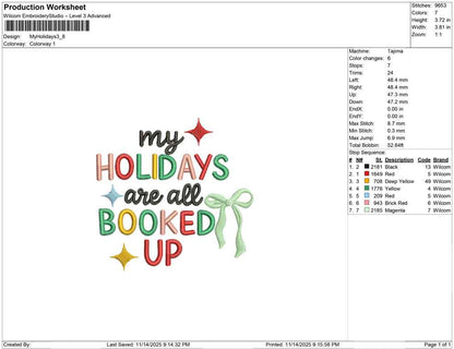 My Holidays