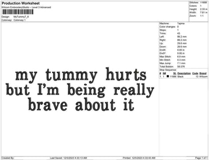 My tummy