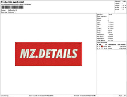 Mz Details
