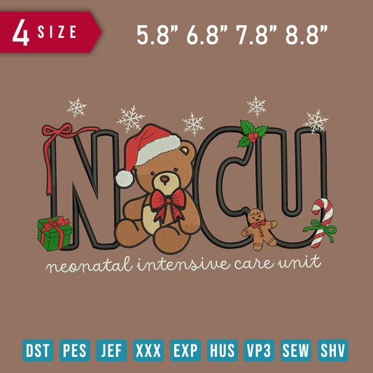 NCU applique Bear