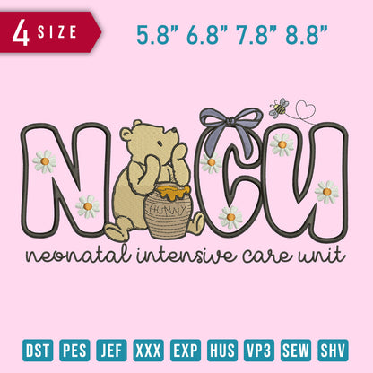 NCU applique Bear Hunny