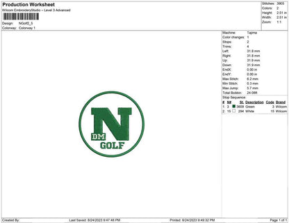 NGolf logo