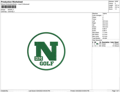 NGolf logo